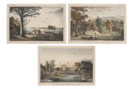THREE ENGRAVINGS OF BORNEO, WILLEM JOHANNES GORDON, 1839-47