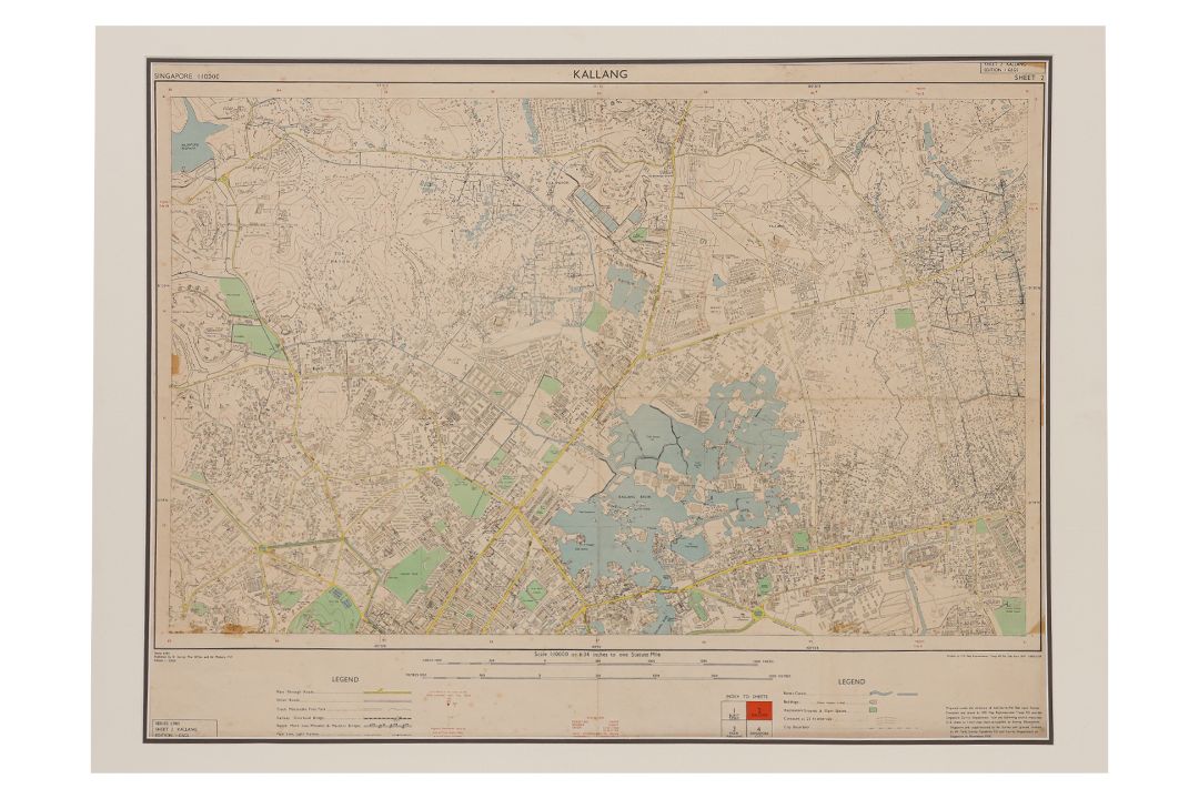A LARGE SURVEY MAP OF KALLANG, 1959 - Image 3 of 3