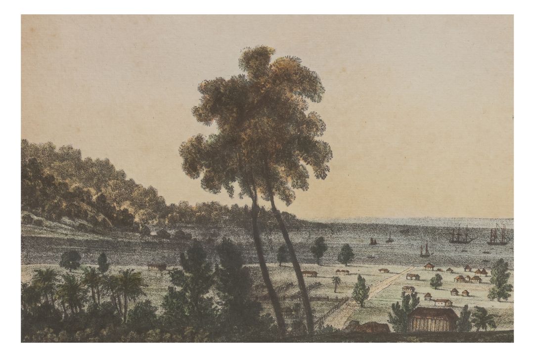 A VIEW OF SINGAPORE FROM GOVERNMENT HILL, ROBERT JAMES ELLIOT, 20TH CENTURY - Image 4 of 5