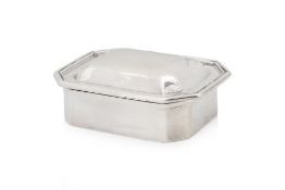 A SPANISH SILVER BOX