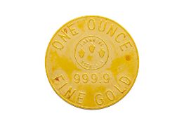 SWISS BANK CORPORATION 1OZ GOLD ROUND