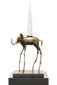 SALVADOR DALI (SPANISH, 1904-1989) - SPACE ELEPHANT (BROWN)