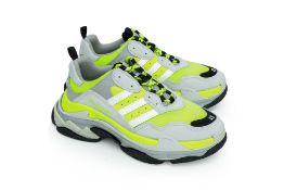 BALENCIAGA X ADIDAS - A PAIR OF 'TRIPLE S' FLUORO SNEAKERS