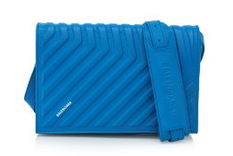 BALENCIAGA - A 'CAR FLAP' CAMERA BAG