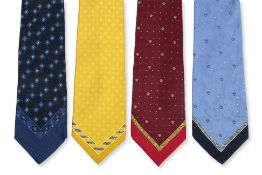 VERSACE - A GROUP OF FOUR MEN'S TIES