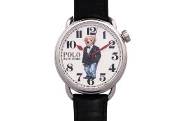 POLO RALPH LAUREN - A 'TUXEDO BEAR' AUTOMATIC WRISTWATCH