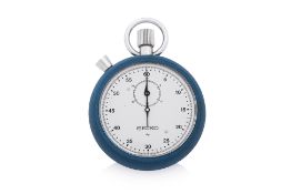 SEIKO - A LARGE MANUAL WINDING STOPWATCH