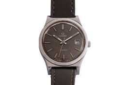 OMEGA - A JUMBO TROPICAL DIAL GENEVE WRISTWATCH