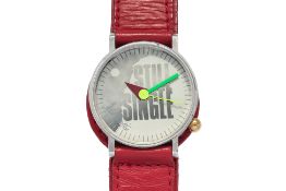 ALAIN SILBERSTEIN - A 'STILL SINGLE' WRISTWATCH FROM THE KLOK COLLECTION