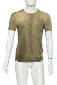 COMME DES GARÇONS SHIRT - A DISTRESSED COTTON T-SHIRT