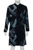 YOHJI YAMAMOTO POUR HOMME - A 'STEEL GIRDER' PRINT EXTREME OVERSIZE SHIRT
