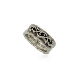 CHROME HEARTS - A STERLING SILVER RING