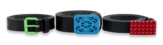COMME DES GARCONS - THREE LEATHER BELTS