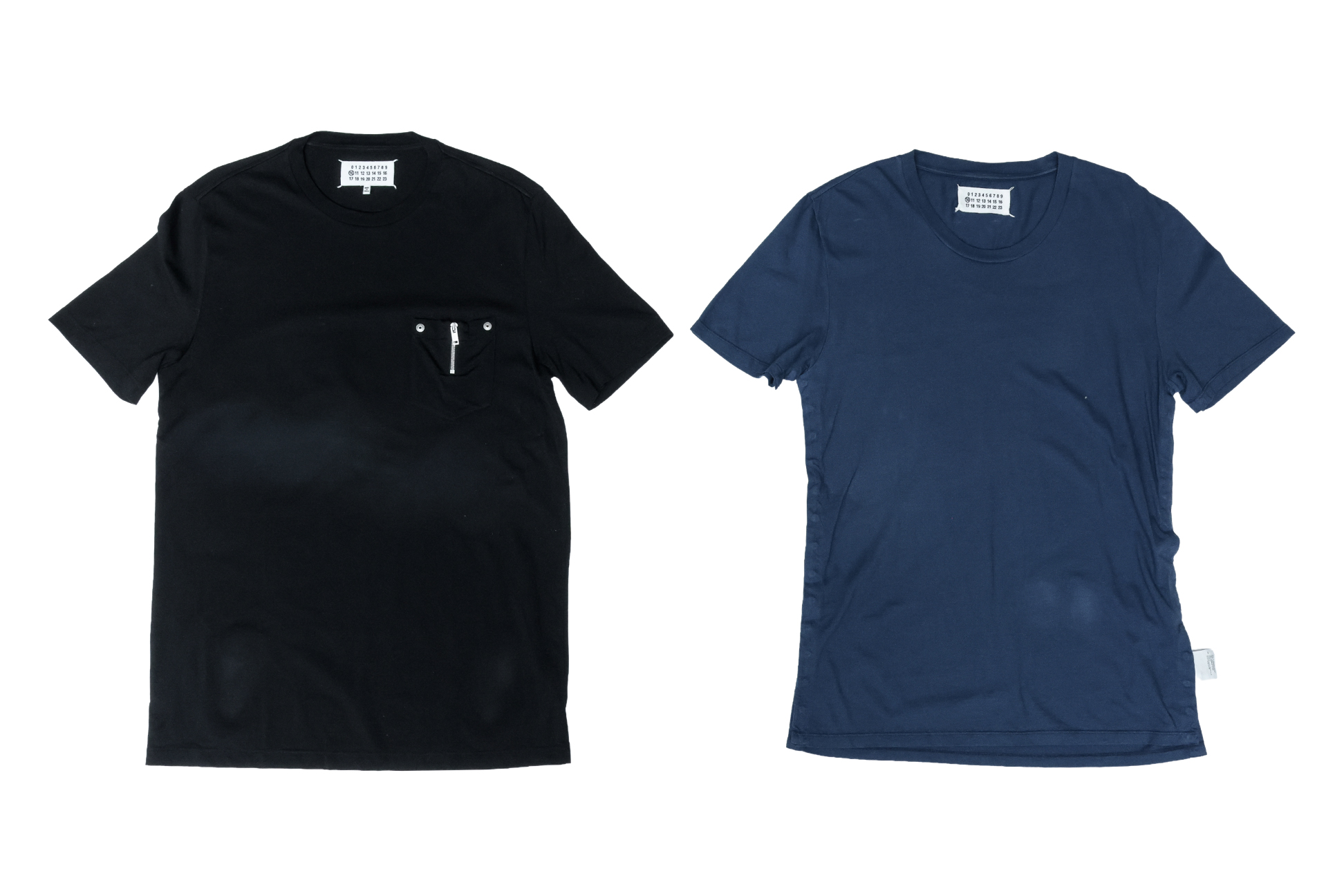 【投げ売り】Maison Les Piol LP series MAISON MARTIN MARGIELA LINE 10 - TWO T-SHIRTS WITH SNAP BUTTON
