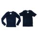 SACAI - TWO NAVY COTTON T-SHIRTS - Image 1 of 2