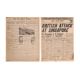 TWO WWII NEWSPAPERS FROM THE ATTACK AND FALL OF SINGAPORE - Image 1 of 3