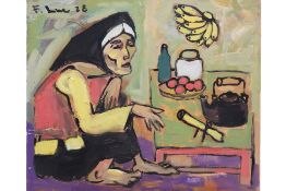 PHAM LUC (VIETNAMESE, B.1943) - STUDY OF AN ELDERLY LADY