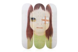 YOSHITOMO NARA (JAPANESE, B. 1959) - UNTITLED, SKATEBOARDS (3)