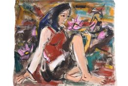PHAM LUC (VIETNAMESE, B.1943) - PORTRAIT OF A LADY