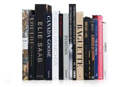 A GROUP OF FASHION AND DESIGN BOOKS