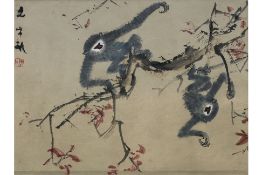 CHEN WEN HSI (SINGAPOREAN, 1906-1991) - GIBBONS