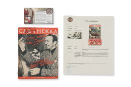 A 1936 CROATIAN MAGAZINE SIGNED BY WALT DISNEY