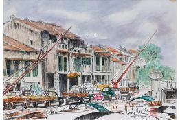 HAROLD ONG (SINGAPOREAN, 1945-2023) - 'BOAT QUAY'