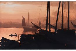 BURT GLINN (AMERICAN, 1925-2008) - SINGAPORE HARBOUR 1965