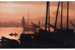 BURT GLINN (AMERICAN, 1925-2008) - SINGAPORE HARBOUR 1965