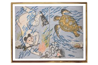 MAYUMI ODA (JAPANESE, B. 1941) - SEA TURTLE
