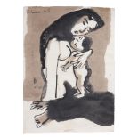 PHAM LUC (VIETNAMESE, B.1943) - MOTHER AND CHILD