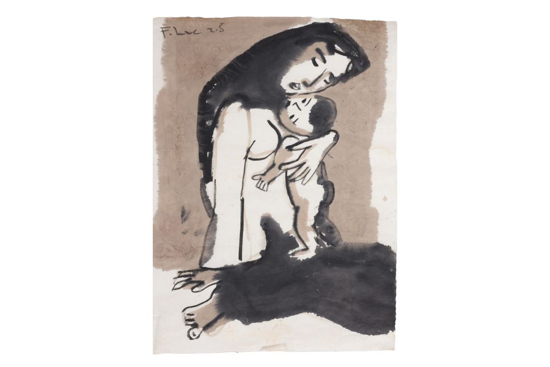 PHAM LUC (VIETNAMESE, B.1943) - MOTHER AND CHILD - Image 1 of 2