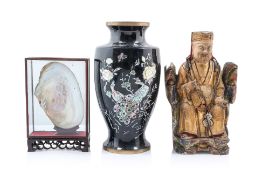 A GROUP OF THREE ASIAN DECORATIVE OBJECTS