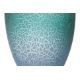 A BARBINI MURANO BLUE AND GREEN CRACKLE GLASS VASE - Image 2 of 4