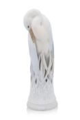 A ROYAL COPENHAGEN MODEL OF A HERON