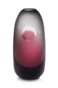 A SALVIATI VENEZIA FROSTED GLASS VASE