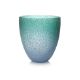 A BARBINI MURANO BLUE AND GREEN CRACKLE GLASS VASE - Image 1 of 4