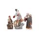 A GROUP OF THREE POLYCHROME PORCELAIN FIGURES - Image 3 of 5