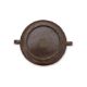 A BRONZE CENSER WITH TWIN LOOP HANDLES - Image 4 of 4