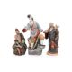 A GROUP OF THREE POLYCHROME PORCELAIN FIGURES - Image 1 of 5