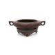 A BRONZE CENSER WITH TWIN LOOP HANDLES - Image 1 of 4