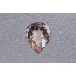 A LARGE UNMOUNTED MORGANITE