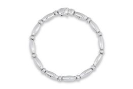 AN ITALIAN WHITE GOLD BRACELET BY CHIMENTO