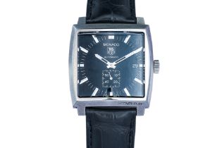 TAG HEUER - A STAINLESS STEEL 'MONACO CALIBRE 6' AUTOMATIC WRISTWATCH [FULL SET]
