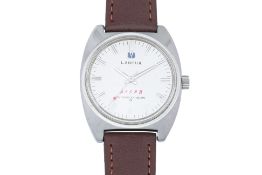 LANHUA - A 1970S STAINLESS STEEL SLOGAN WRISTWATCH