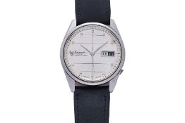 SEIKO - A STAINLESS STEEL 'SPORTSMATIC 5' AUTOMATIC WRISTWATCH