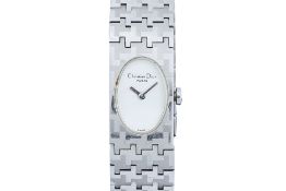CHRISTIAN DIOR - A STAINLESS STEEL 'MISS DIOR' QUARTZ BRACELET WRISTWATCH