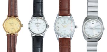 SEA-GULL, KONGQUE, DOUBLE RHOMB AND LUSHAN - FOUR CHINESE MANUAL WINDING WRISTWATCHES