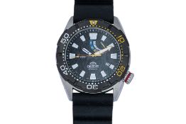 ORIENT - A STAINLESS STEEL 'M-FORCE' AUTOMATIC DIVER'S WRISTWATCH