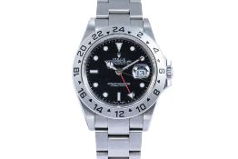 ROLEX – A STAINLESS STEEL 'EXPLORER II' DUAL-TIME AUTOMATIC WRISTWATCH [FULL SET]